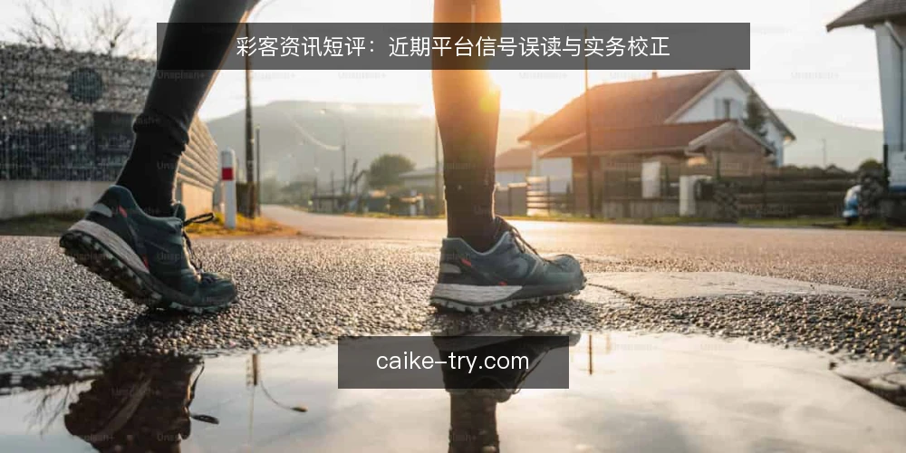 彩客资讯短评：近期平台信号误读与实务校正 — 近期彩客平台的信息噪音 配图